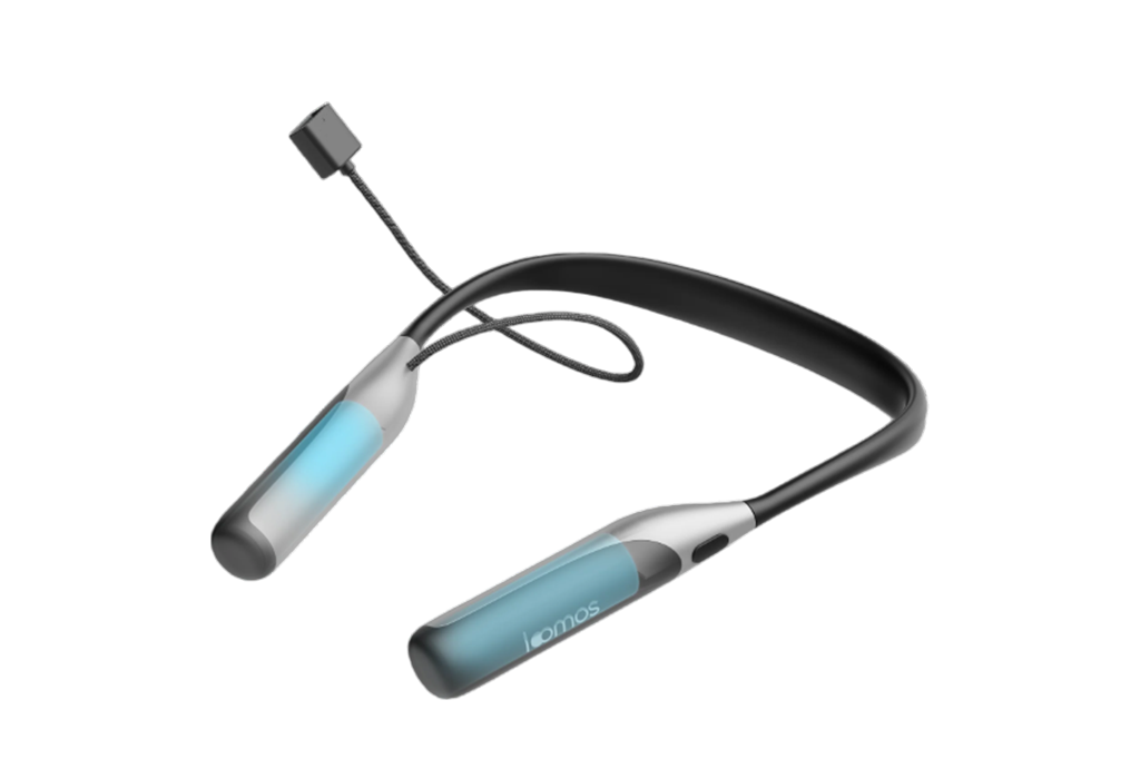 loomos ai glasses neckband power bank accessory