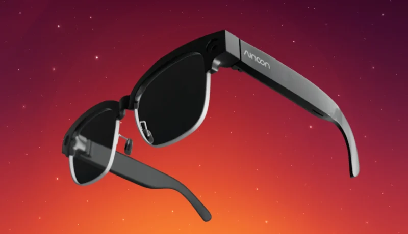AInoon AI glasses frame design close up