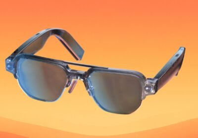 FancyView Y2 smart glasses side profile view