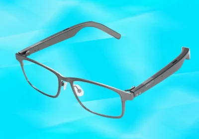 Dymesty AI Glasses Cook Edge in titanium gray color option