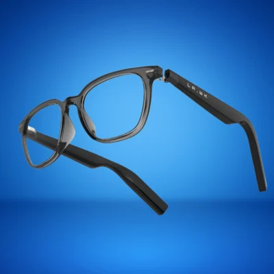 Lawaken AI Chat City glasses front view showing frame design
