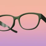 MentorLens AI glasses front view showing lightweight frame