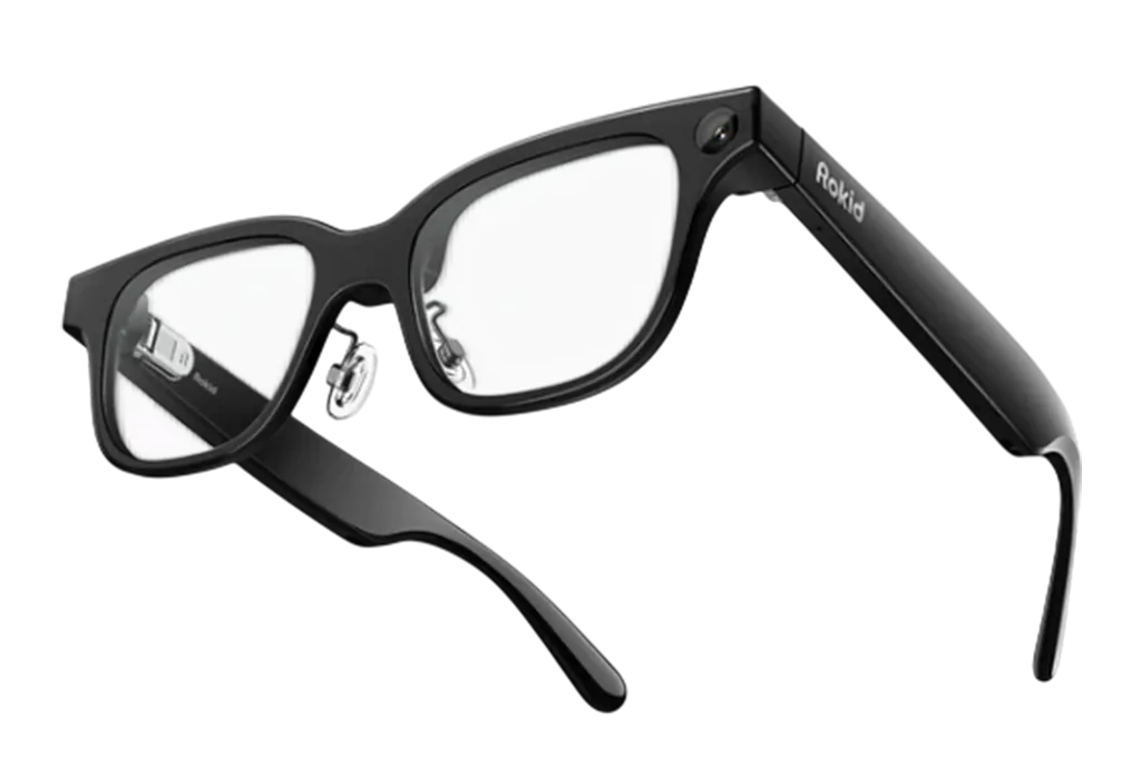 Rokid Glasses featuring a dual-eye monochrome display